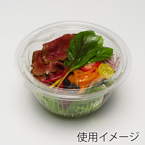 リスパック 食品容器 クリーンフォーユーBOWL PACP119 1S(M)CN 中皿 50枚