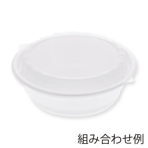 エフピコ 麺容器 DLV麺用 20 中皿-1用 内篏合透明蓋 穴有 50枚