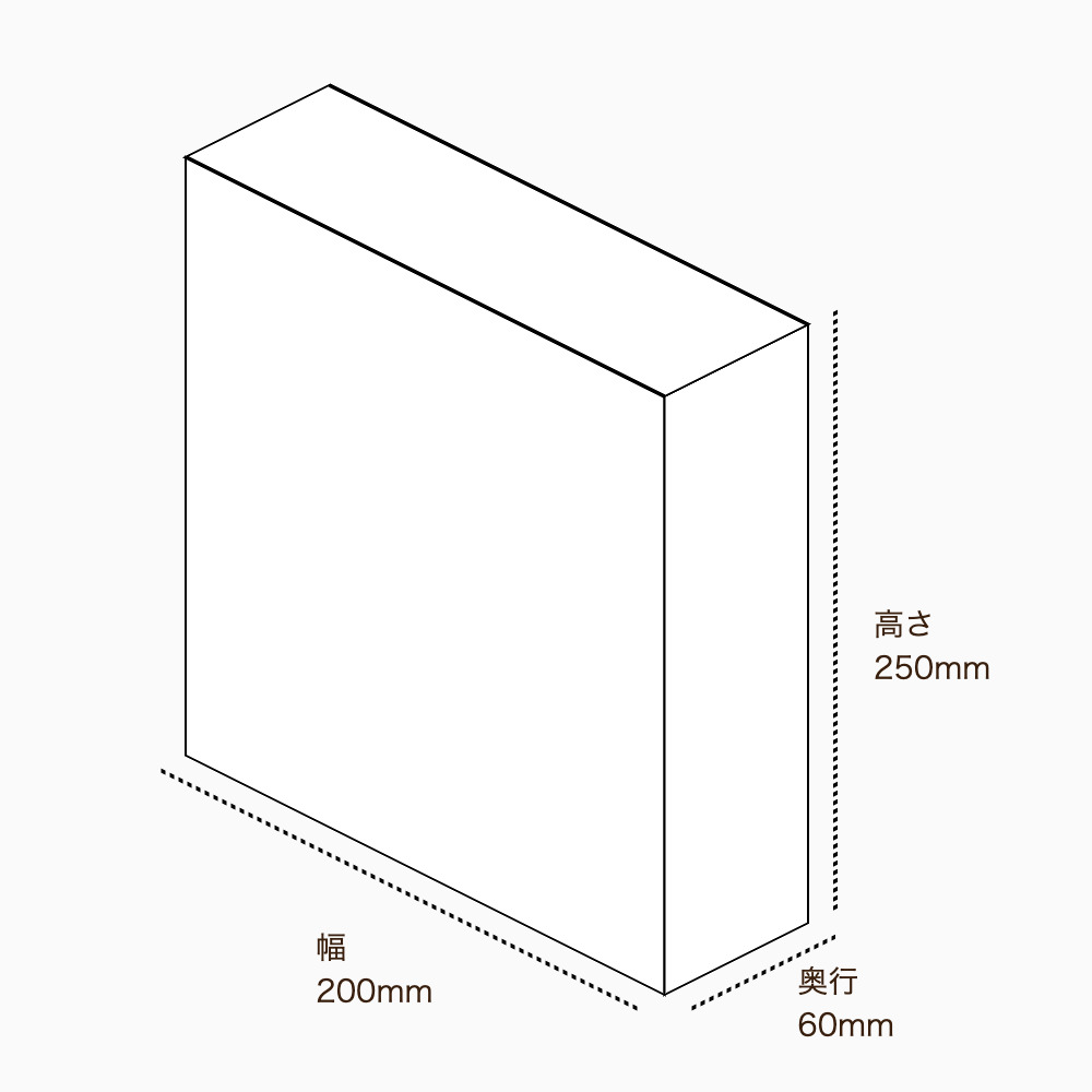 オリジナル印刷パッケージサンプル(化粧箱（自動組み上げ式）・200×60×250mm・カードB紙 310g)