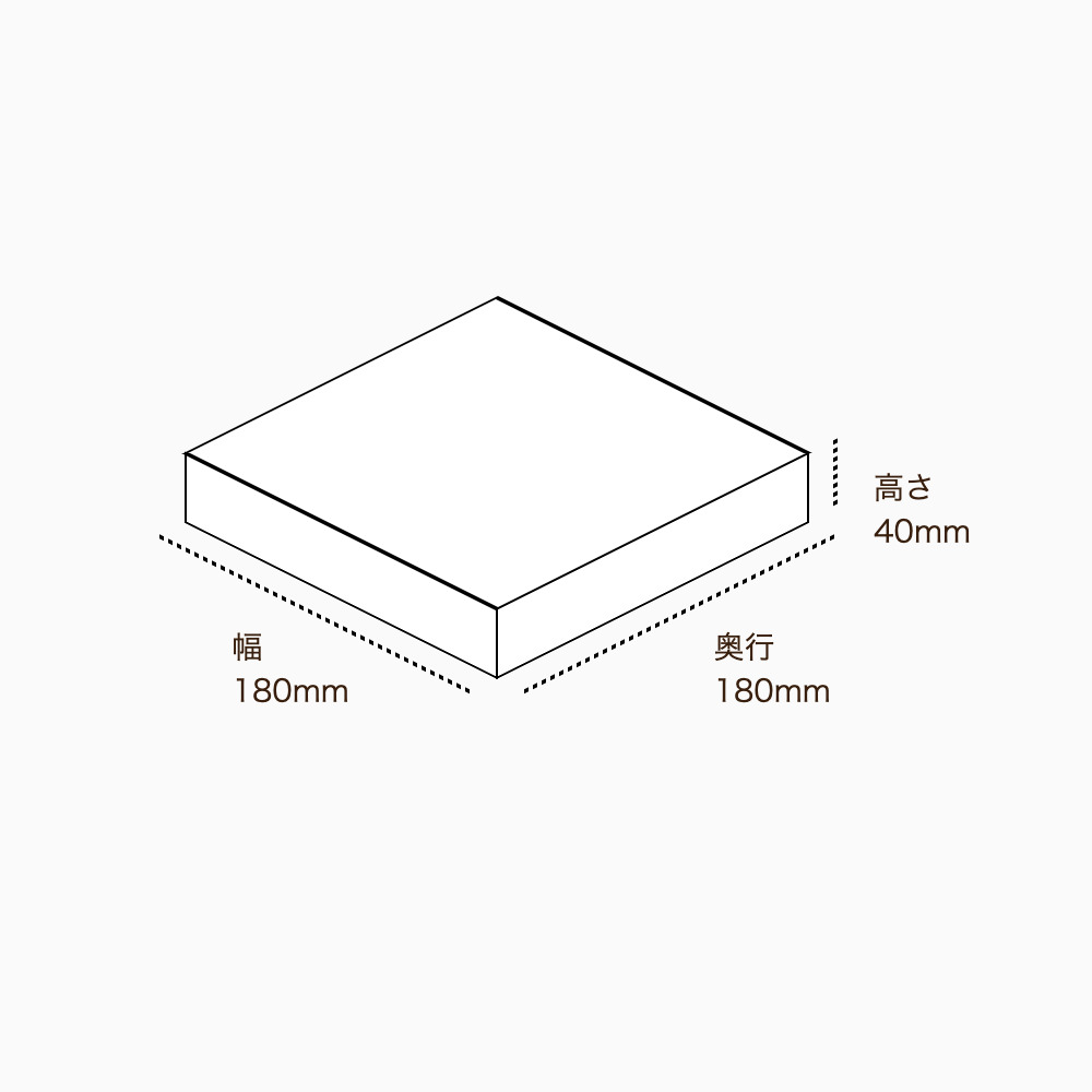 オリジナル印刷パッケージサンプル(トレー箱・180×180×40mm・カードB紙 310g)