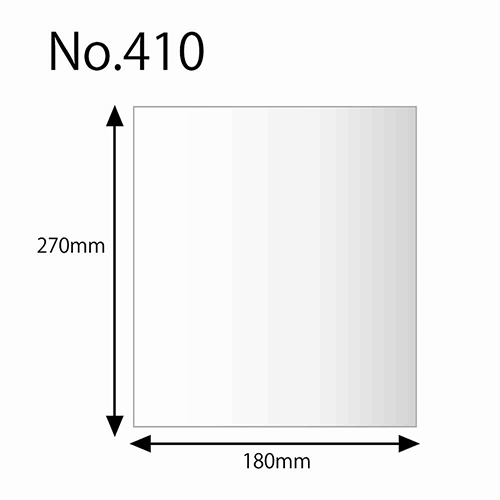 HEIKO 規格ポリ袋 ヘイコーポリエチレン袋 0.04mm厚 No.410 (10号) 100枚