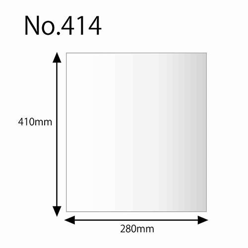HEIKO 規格ポリ袋 ヘイコーポリエチレン袋 0.04mm厚 No.414 (14号) 100枚