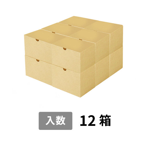 【宅配120サイズ】小箱ぴったり梱包用ダンボール箱［SBOX-05・12箱］（370×350×250mm）8mm W/F C5×C5