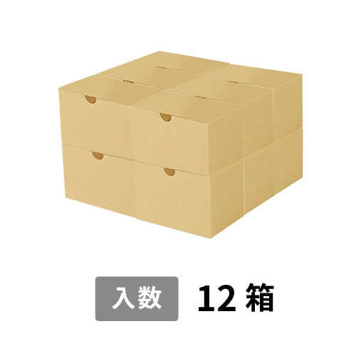 【宅配80サイズ】小箱ぴったり梱包用ダンボール箱［SBOX-06・12箱］（280×270×190mm）3mm B/F C5×C5