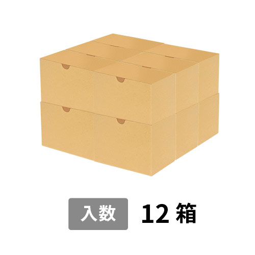 【宅配100サイズ】小箱ぴったり梱包用ダンボール箱［JE-34・12箱］（298×289×214mm）3mm B/F C5×C5