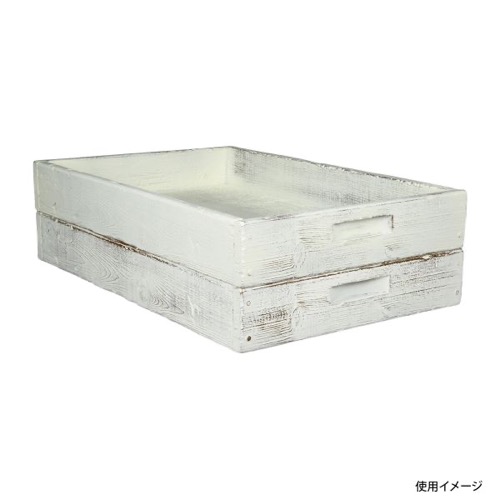 パックスタイル POP用品 ヴィンテージBOX 3045 WH ホワイト