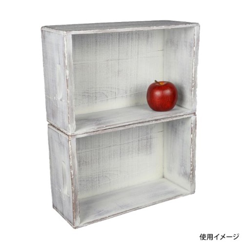 パックスタイル POP用品 ヴィンテージBOX 中 WH ホワイト