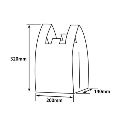 パックスタイル PS 弁当用レジ袋 乳白 小