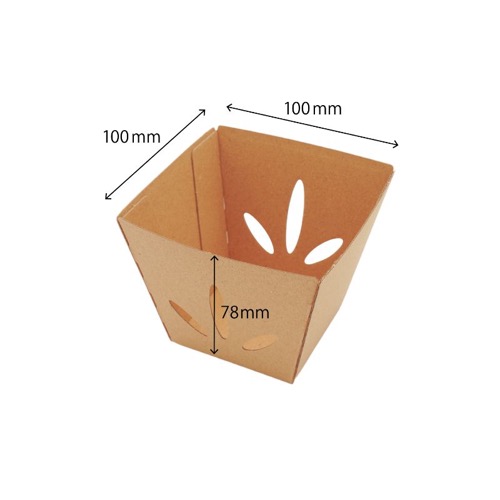 パックスタイル 青果・農産容器 テーパーボックス 11-11 未晒