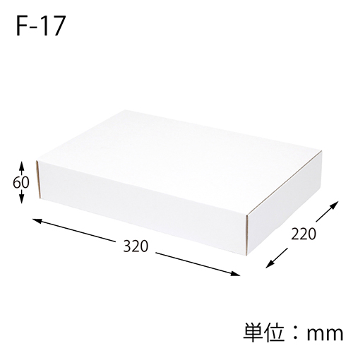 フリーBOX 白（サイド差込・220×320×高60mm）