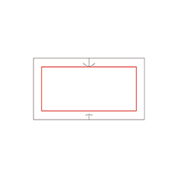 共通ラベル　共通−4　赤枠　強粘