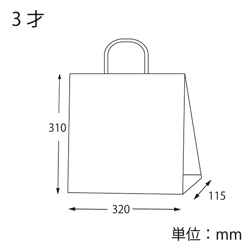 25チャームバッグ 3才 未晒 赤C