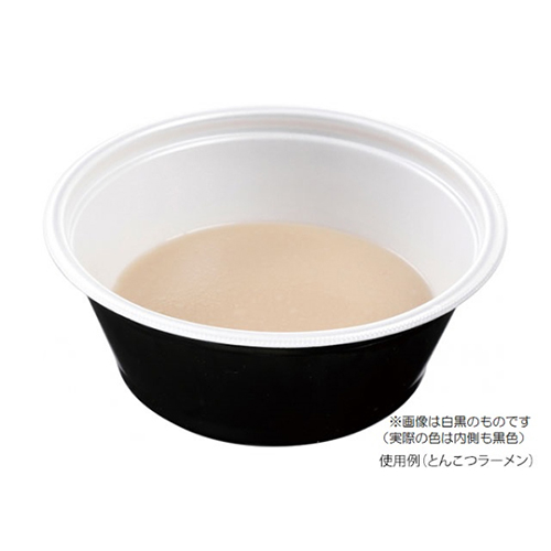 エフピコ 麺容器 DLV麺丼20(78) PSP 本体 黒W