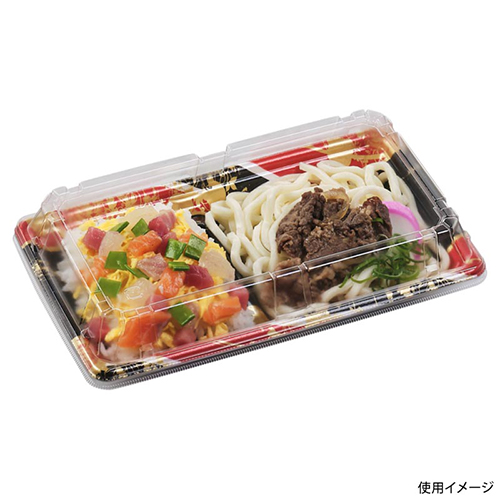 エフピコ 冷麺容器 SBセット26-15-1A 本体 笹しぶき