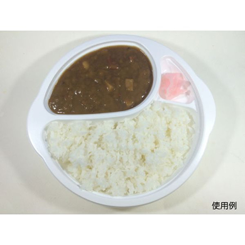 シーピー化成 カレー容器 BFカレー内10 ホワイト 本体 発泡