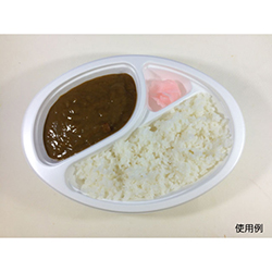 シーピー化成 カレー容器 BFカレー内7 ホワイト 本体 発泡