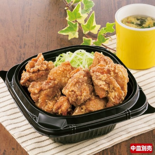 シーピー化成 TNランチ丼17-A 黒 中皿 発泡