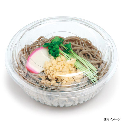 リスパック 冷麺容器 クリーンボール M中深 本体