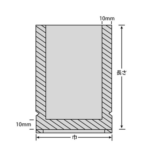 福助工業 真空袋 ナイロンポリ 新Lタイプ No.10B3 (17-21)