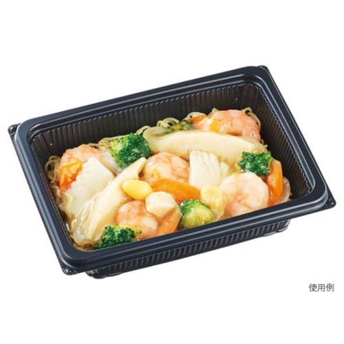 エフピコ 麺容器 DLV角19-14(47)MSD 本体 黒