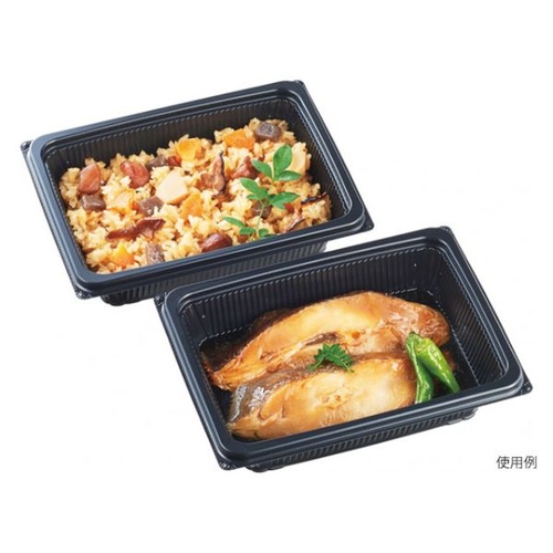 エフピコ 麺容器 DLV角19-14(47)MSD 本体 黒