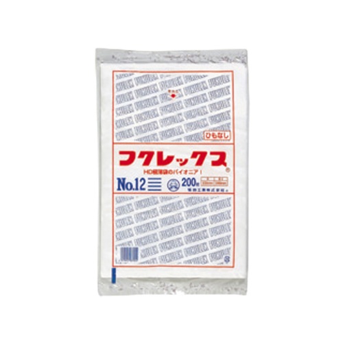 福助工業 ハイデンポリ袋 強化ポリ袋 フクレックス 新 No.15 紐なし 200入