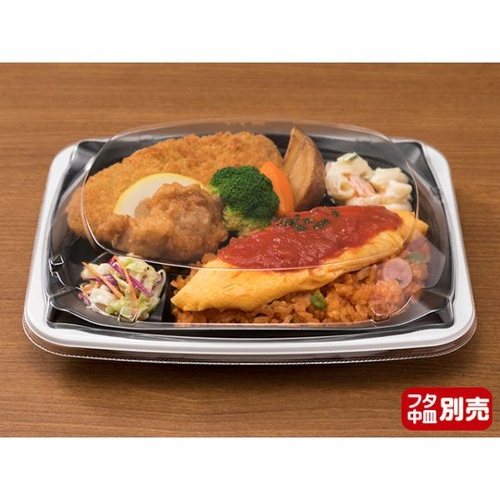 リスパック 弁当容器 饗ロマン 80B 本体 白