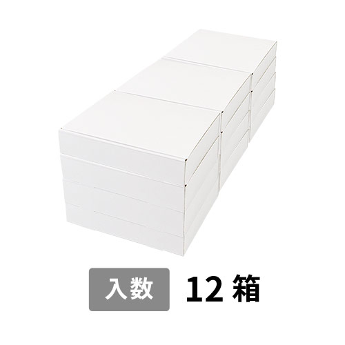 【宅配120サイズ】小箱ぴったり梱包用ダンボール箱［WBOX-02・12箱］（583×273×266mm）3mm B/F C5×C5